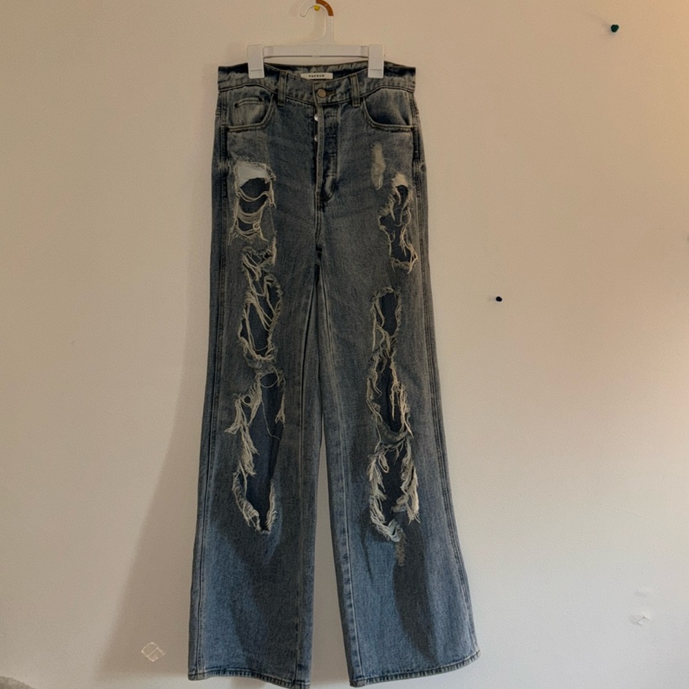 blue pacsun ripped jeans